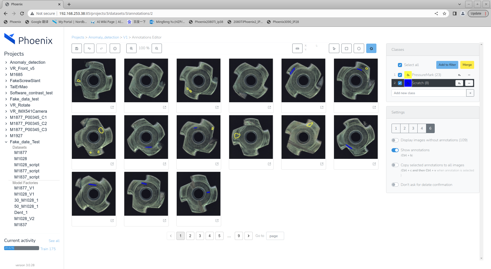 Pheonix user interface